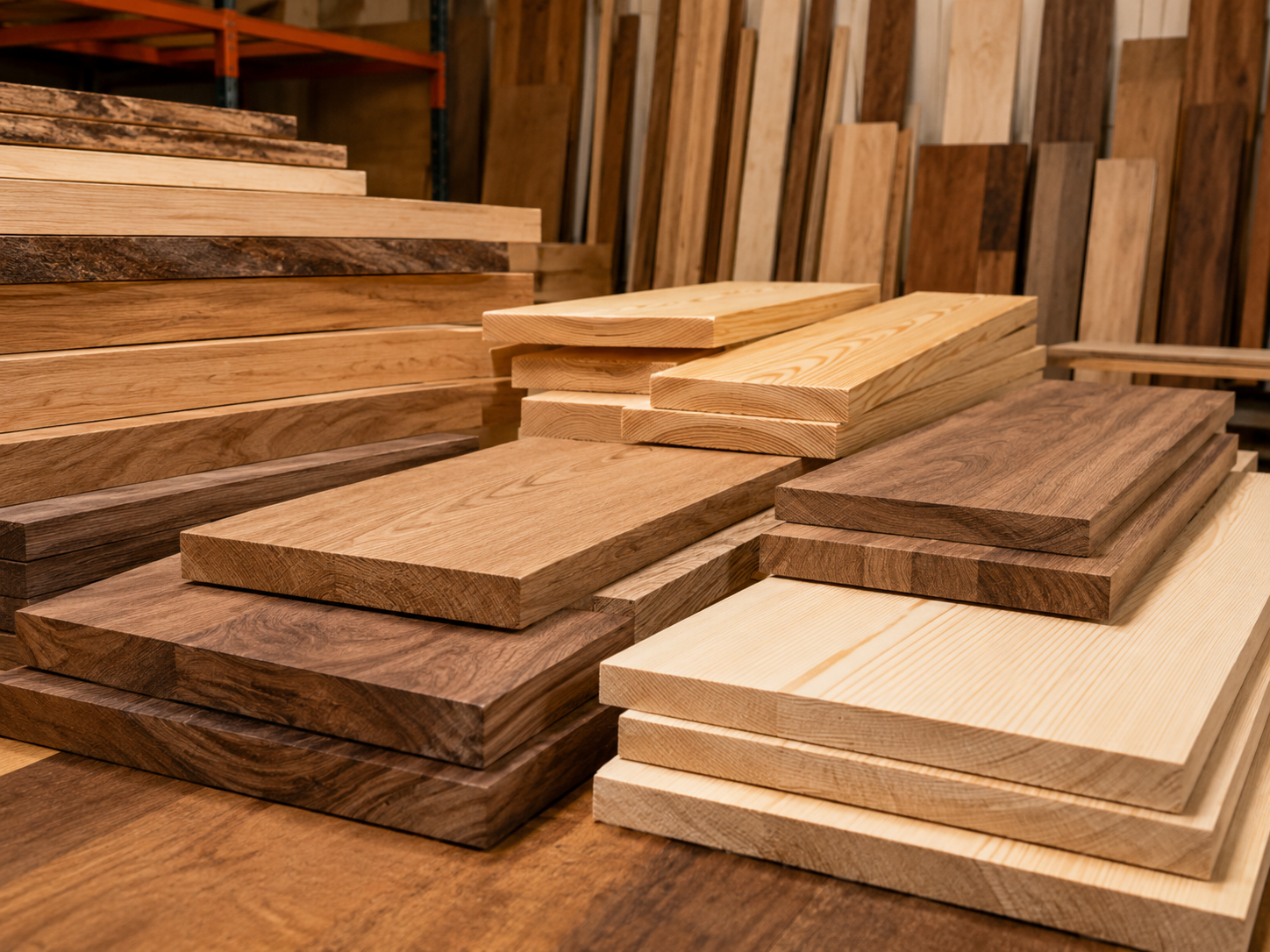 Tablas de madera sólida